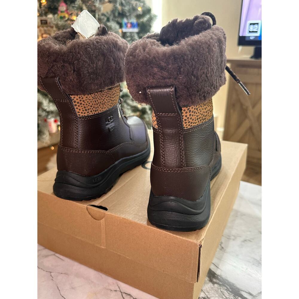 NEW Ugg Zaylee Waterproof Winter Boot size 7 Brown - Picture 5 of 9